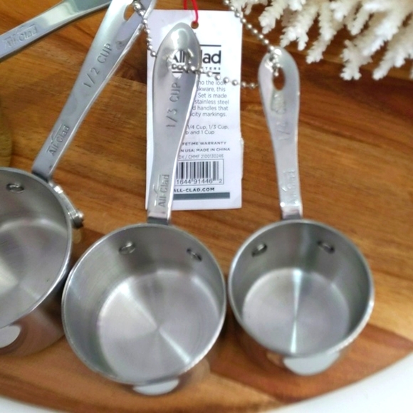 All clad 🔥NWT 🔥 stainless steel measuring cup set Williams-Sonoma! - Picture 5 of 8